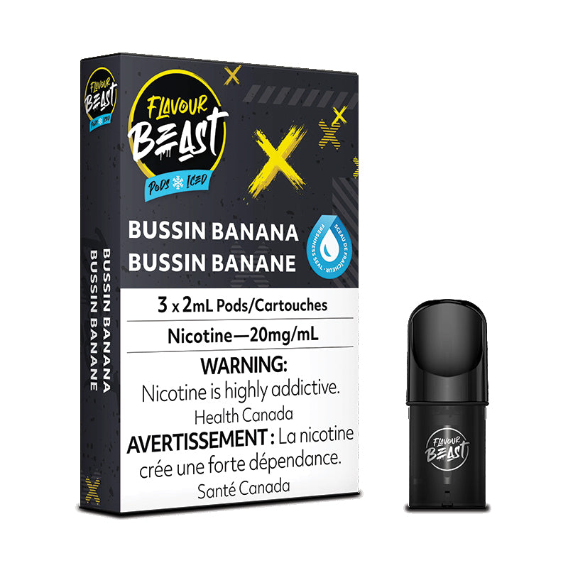Flavour Beast Pod Pack - Bussin Banana Iced
