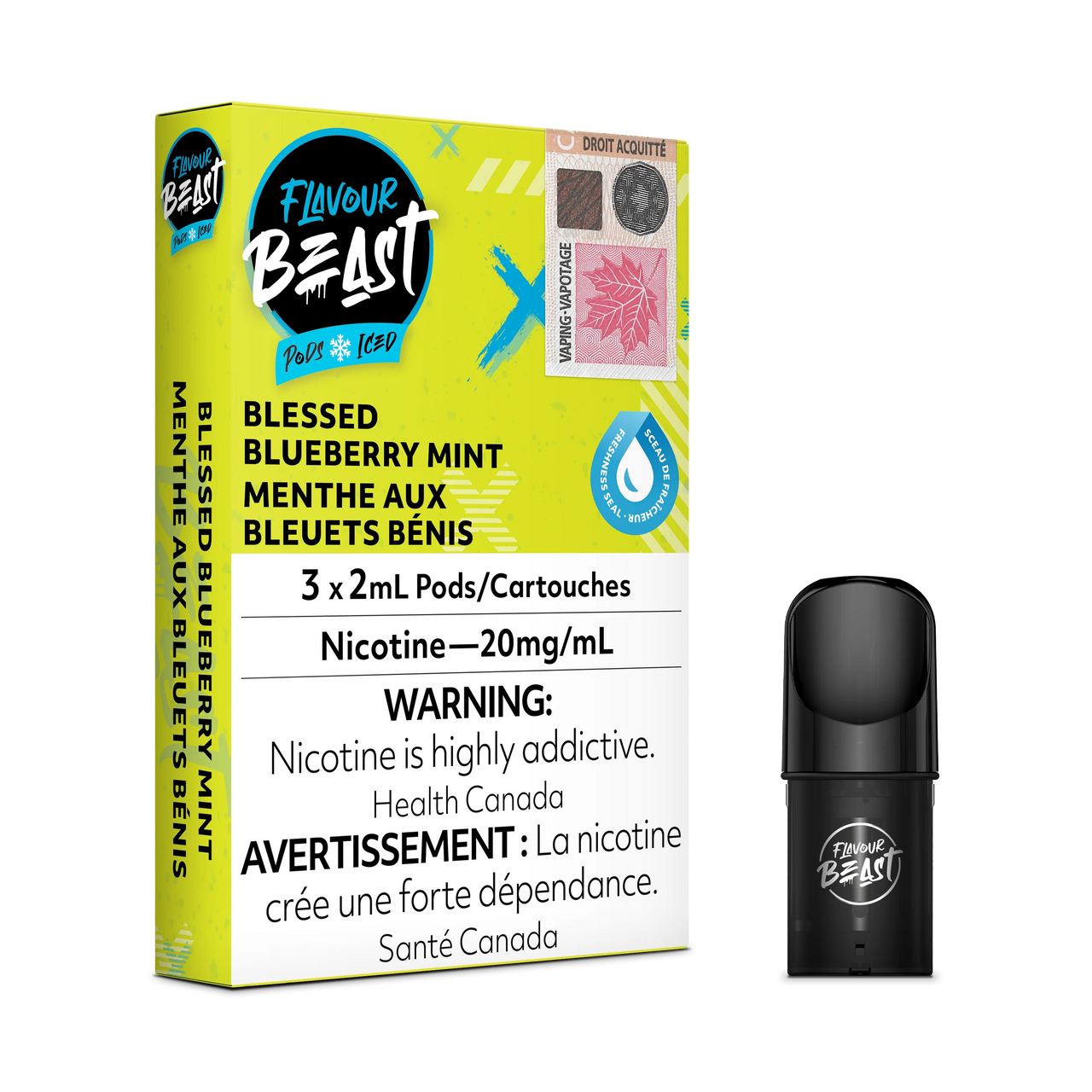 Flavour Beast Pod Pack - Blessed Blueberry Mint Iced