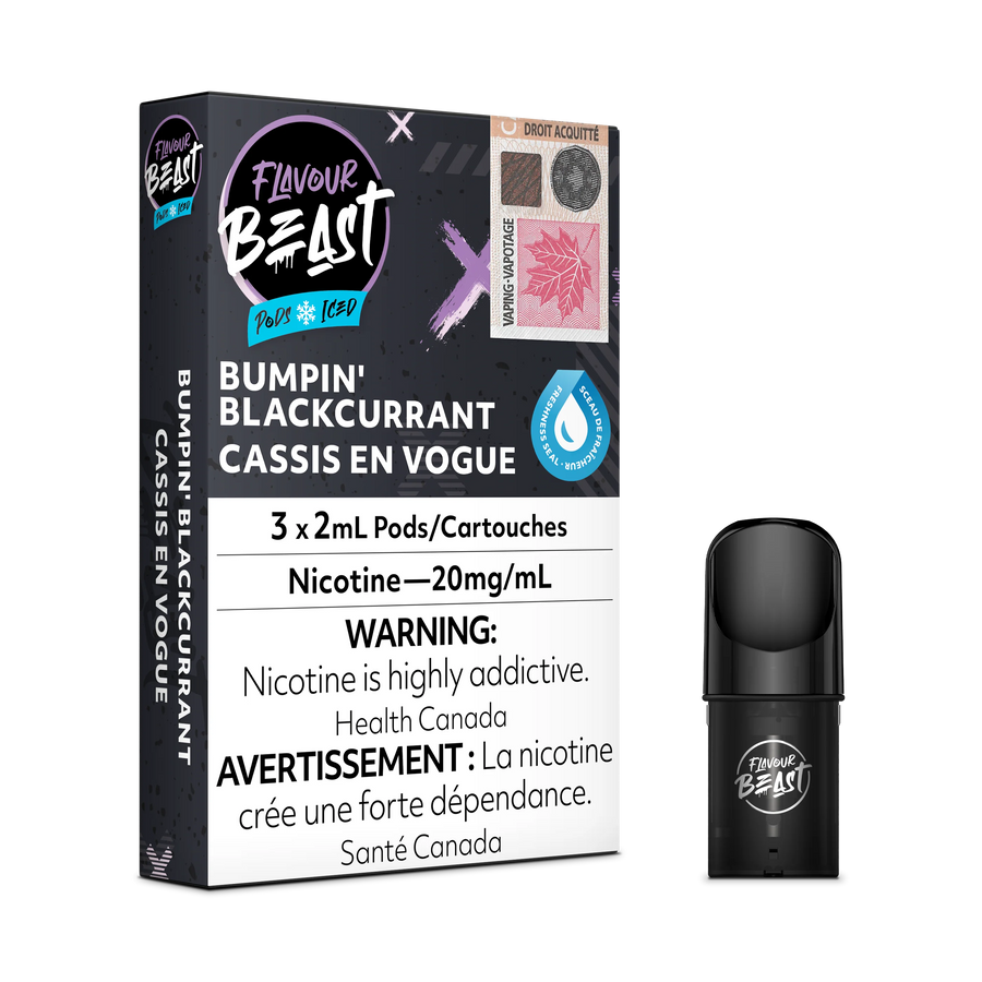 Flavour Beast Pod Pack - Bumpin' Blackcurrant Iced