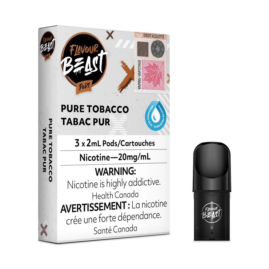 Flavour Beast Pod Pack - Pure Tobacco