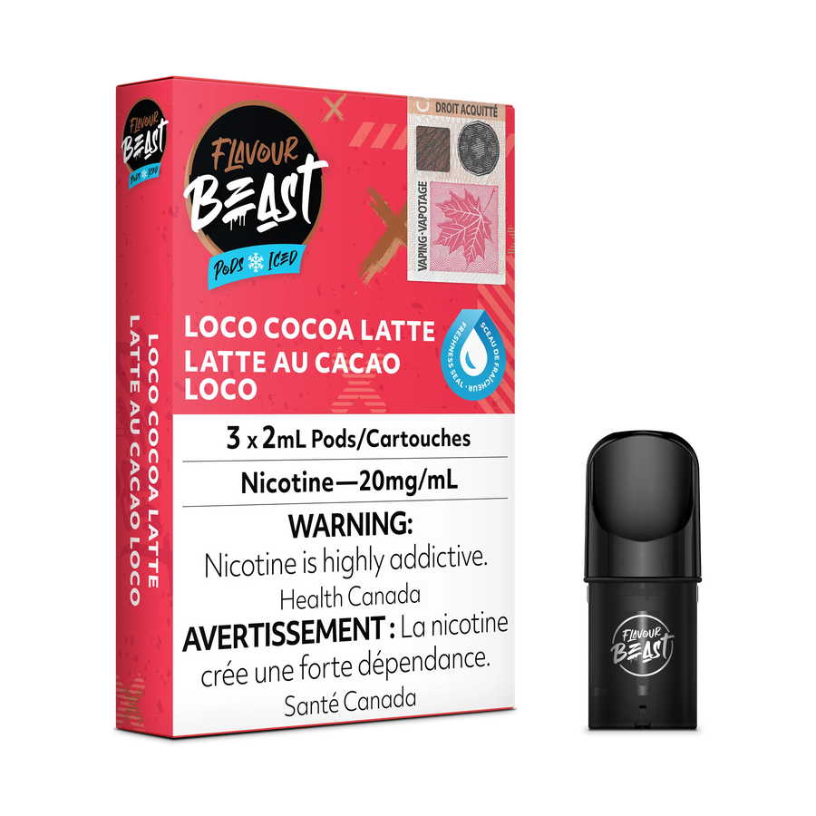 Flavour Beast Pod Pack - Loco Cocoa Latte Iced