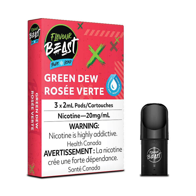 Flavour Beast Pod Pack - Gnarly Green D
