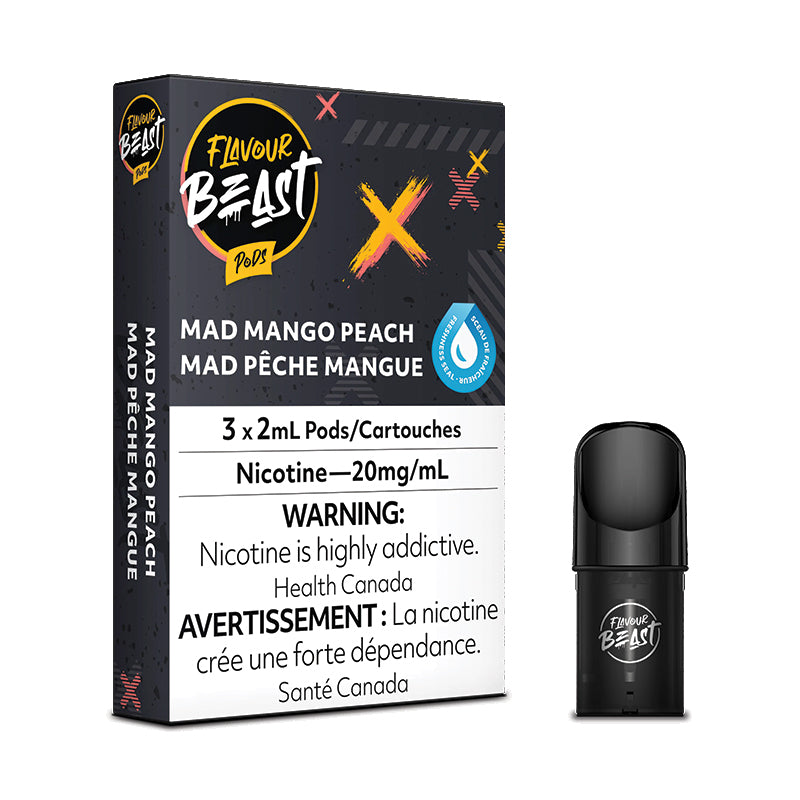 Flavour Beast Pod Pack - Mad Mango Peach